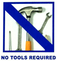 metal frame easy to assemble