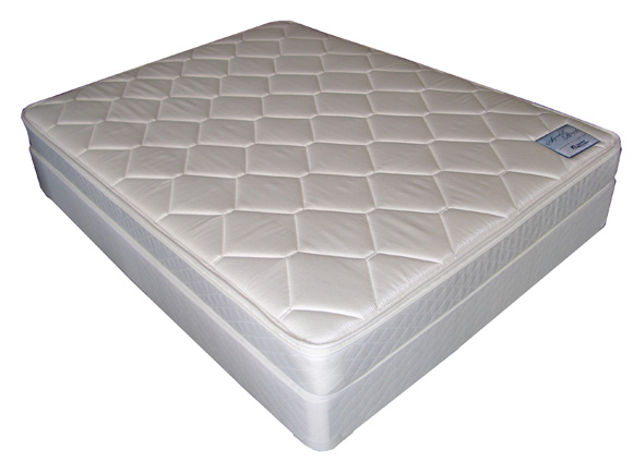 Our best value Symbol brand pillow top mattress set.