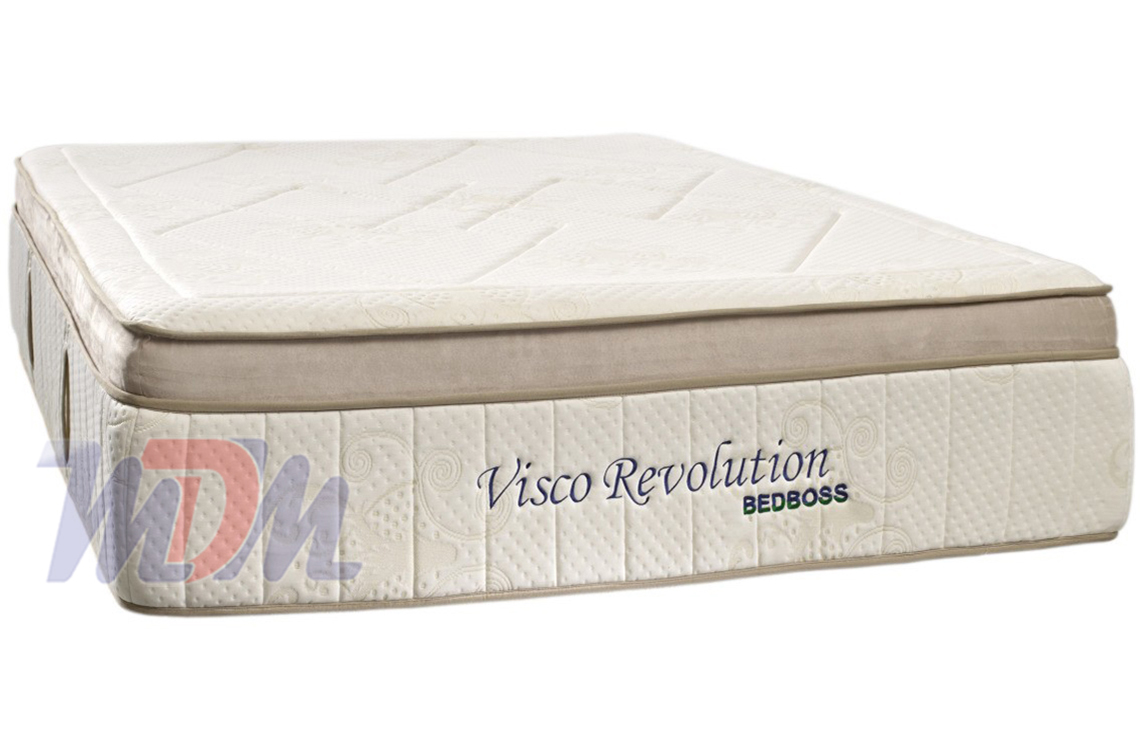 Revolution Boxtop Bamboo Cover GelInfused Memory Foam Mattress by