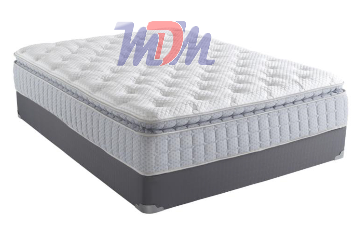 gel infused cooling pocket coil memory foam hybrid premium pillow top soft plush american made eirwe