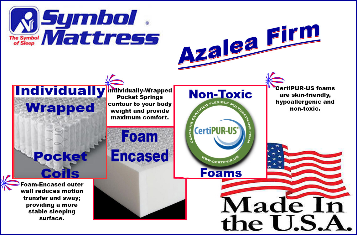 luxury firm mattress tencel pocket coil 13 inch azalea firm