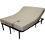 adjustable mattress frame with memory foam mattress on top