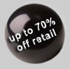 up to 70% off retail